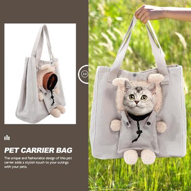 Сумка-переноска для котів та собак UKCOCO: зручна та легка переноска для вигулу на повідку