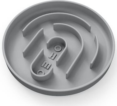 Миска для собак OHMO Anti Schling Napf (Дерево життя), миска для собак та котів, цуценят, запобігає ковтання, проти ковзання, екологічне силікон, світло-зелений (сірий, S-Класичний)