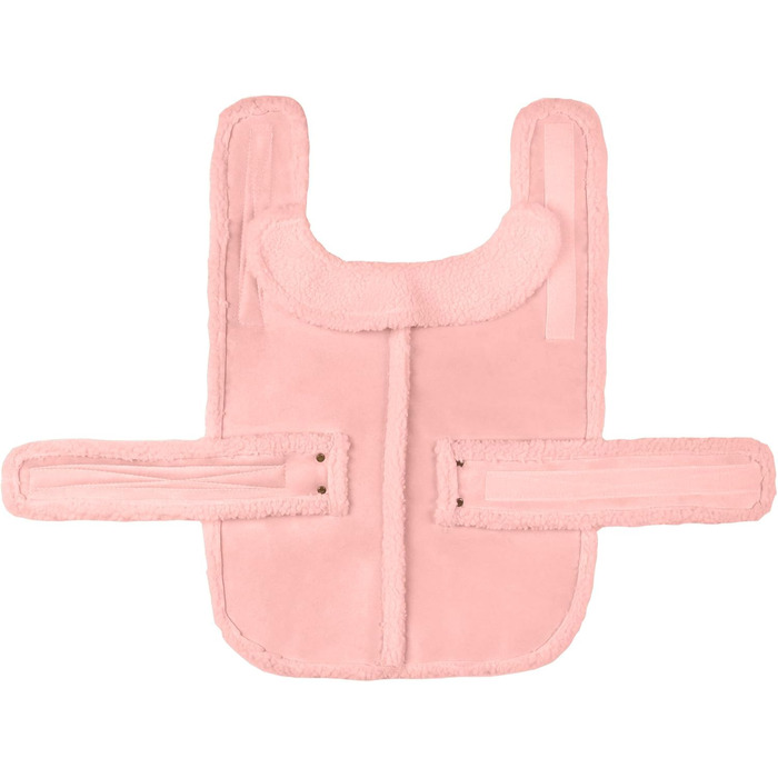 Зимова куртка для собак, тепла, вітронепроникна, пуловер для маленьких собак, теплий флісовий халат для середніх та великих собак (XXL) (Рожева, XX-Large (26-35 кг))