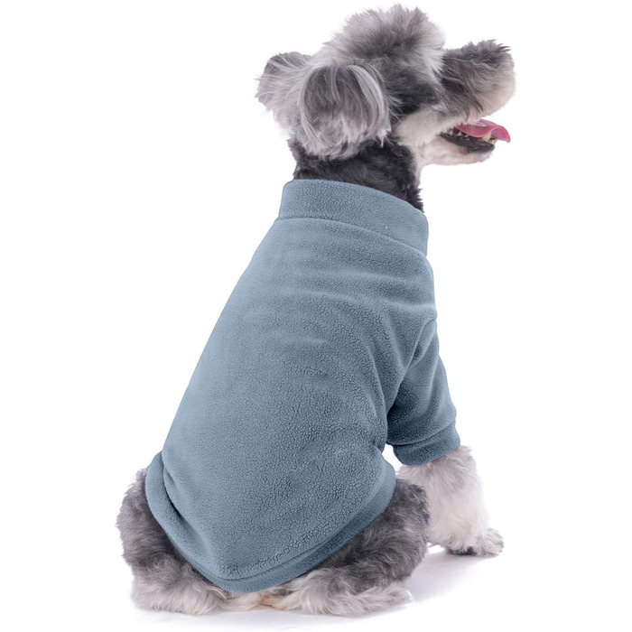 Теплий зимовий пуловер для собак GYALAPERI, 3 шт. (XXS, Lt Blau + Oliv + Braun) - для маленьких цуценят, дівчаток та хлопчиків