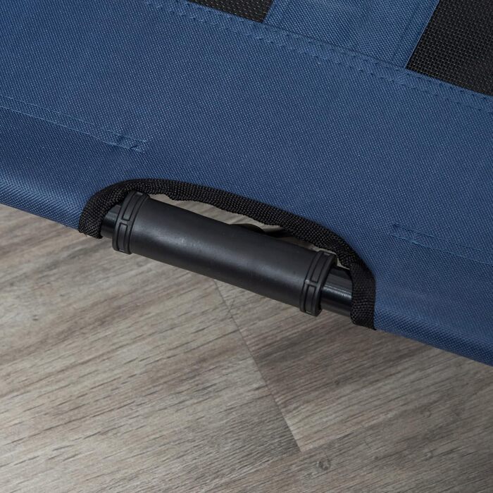 PawHut лежанка для собак, вулиця, софа для тварин, лежанка для котів, чорна, 92 x 76 x 18 см