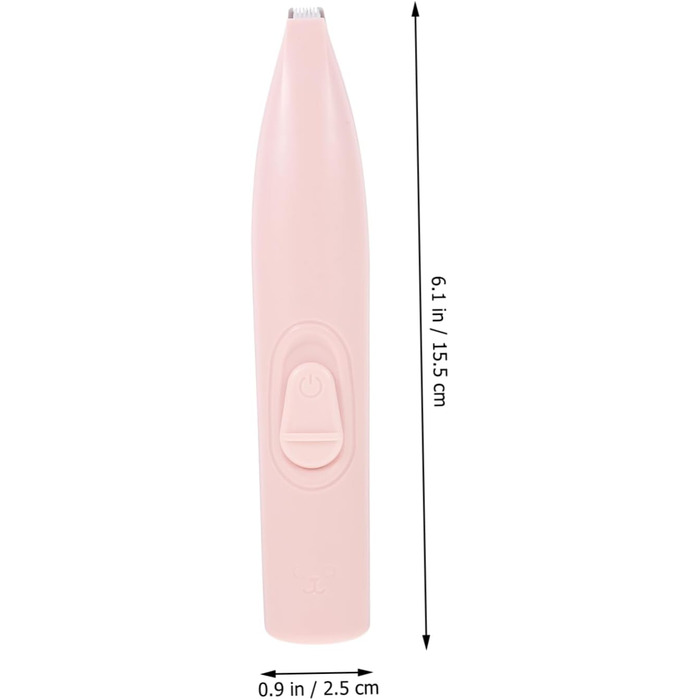 Електричний триммер для лап собак Milisten - тиха насадка для грумінгу обличчя, очей та лап (2.5x15.5cm)