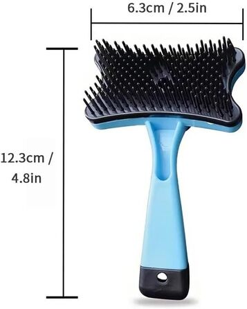 Щітка для собак, інструмент для догляду за шерстю, професійна якість (Blue)