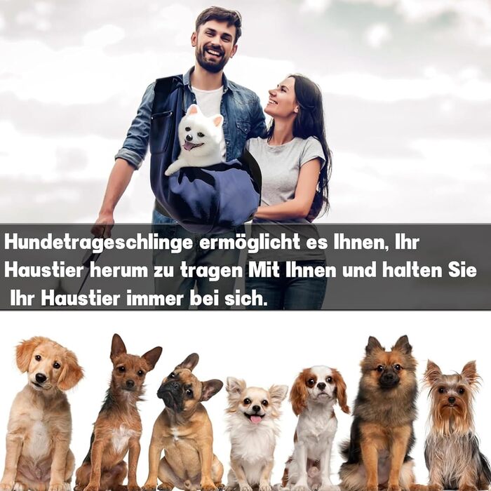 Сумка-переноска для собак та котів, блакитна: зручна переноска для маленьких та середніх тварин, ідеальна для подорожей та прогулянок