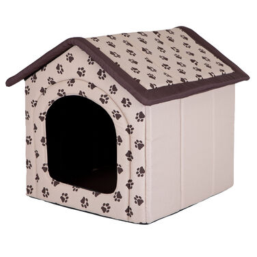 Будка для собак з подушкою, затишний будиночок для пса Doggy - R3: 52x46