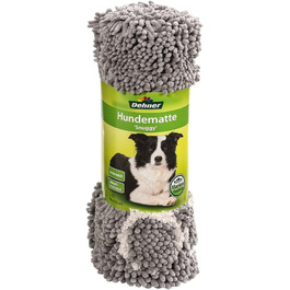 Килимок для собак Dehner Snuggy, 76 x 53 см, поліестер, сірий