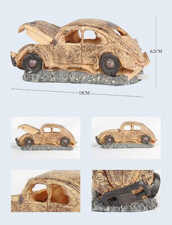 Декорації для акваріума Boxtech: штучні камені та рослини з полірезину