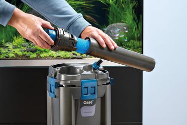 Зовнішній фільтр для акваріума OASE BioMaster² Thermo 600 з підігрівачем 300 Вт та передфільтром, для прісноводних та морських акваріумів до 600 л