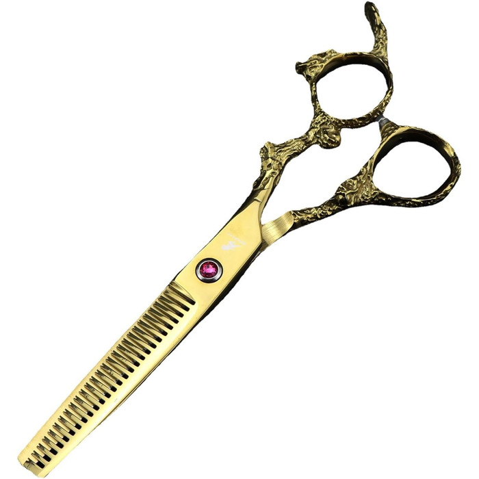 Набір професійних ножиць для грумінгу собак 6 дюймів: прямі та розріджуючі ножиці для догляду за шерстю