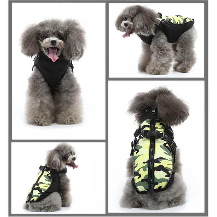 Водонепроникний теплий зимовий одяг для собак - тепла куртка для цуценят та собак різних розмірів, ідеально підходить для прогулянок, навчання та активного відпочинку на вулиці