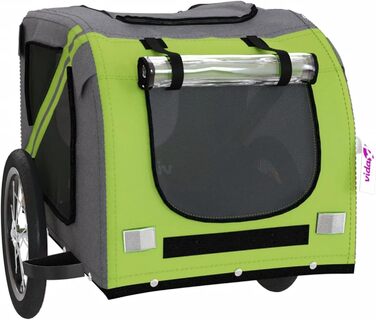 Причіп для велосипеда Gecheer для собак, оксфордська тканина та сталевий каркас, комфортний та міцний причіп для велосипеда для велопрогулянок та подорожей