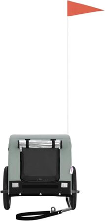 Легкий велосипедний перетягувач для собак Robuster, Oxford, 30 кг, сіро-чорний Model93993