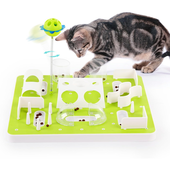 Іграшка для кота ALL FOR PAWS Labyrinth з ласощами, регульована складність, розвиває інтелект