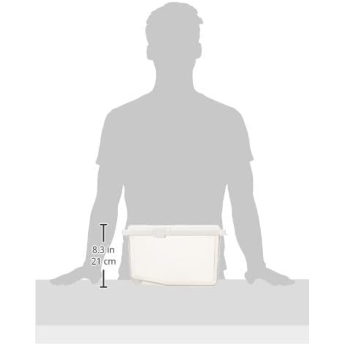 Контейнери для зберігання рису та корму для тварин JapanBargain, 5 кг, 2 шт.