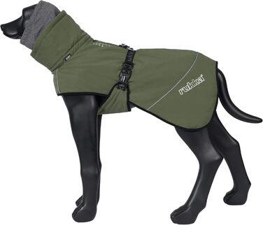 Тепла куртка Rukka Pets Warmup 2.0 для собак, зимова, темно-оливковий, розмір 70