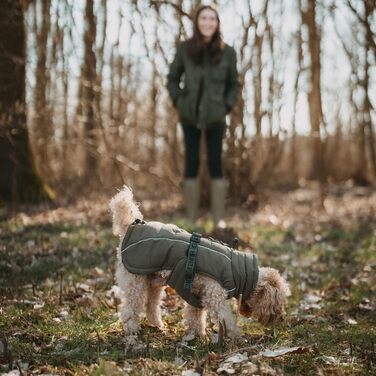 HUNTER Hundemantel Paxson оливковий, теплий, водонепроникний, для собак, розмір 50