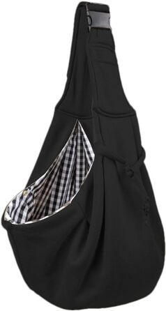 Транспортна сумка для собак - переноска для маленьких собак, чорна, для подорожей