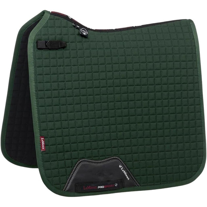 LeMieux Prosport Dressage Square - підкова для їзди верхи (бавовна, L, Зелений)