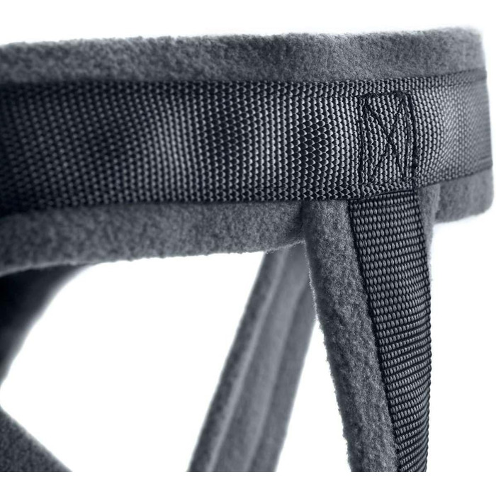 Шлейка для собак HUNTER LONDON COMFORT, дихаюча сітка 3D, 2-ступеневе регулювання, надійна застібка, міцна, легка та зручна в догляді, колір: антрацит, розмір: L/1