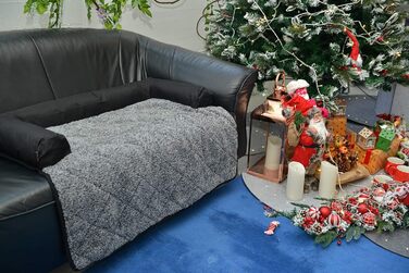 Крісло-ліжко для собак Raikou: зручне та захисне рішення для вашого улюбленця (70x90 см, сірий)