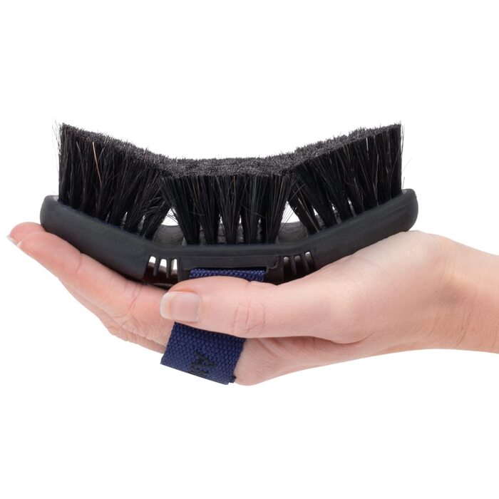 Щітка для собак з короткою шерстю Animalon Kurzhaar | Допомагає у період линьки | Інноваційна щітка для догляду за шерстю собак | Щітка-кардічка велика та маленька (блакитна)