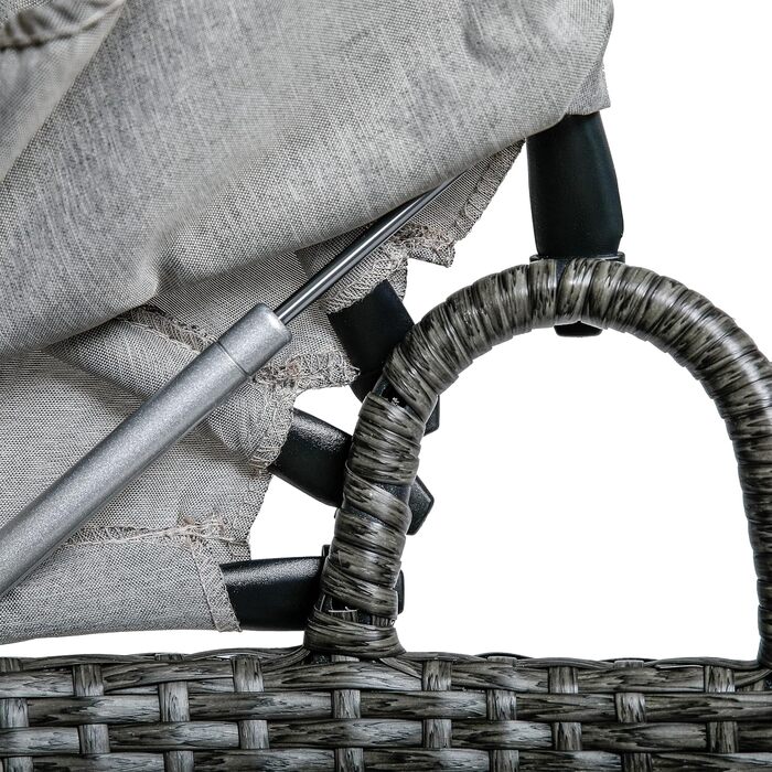 Greemotion лежанка для собак з дахом та подушкою, сірий колір, 78 x 61/100 x 83 см