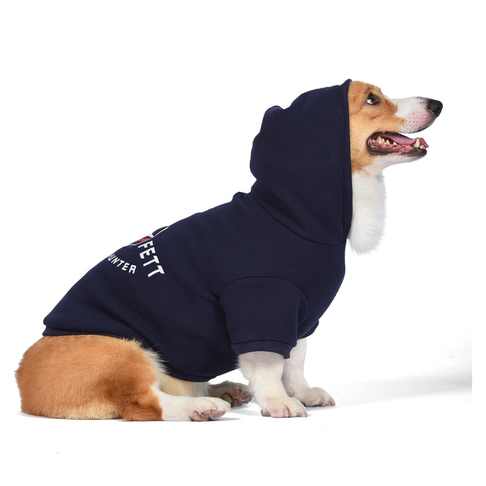 Худі для собак Star Wars Boba Fett, блакитний, розмір Small | Одяг для собак Star Wars | Зручний капюшонний світшот для собак, подарунок для фанатів Star Wars