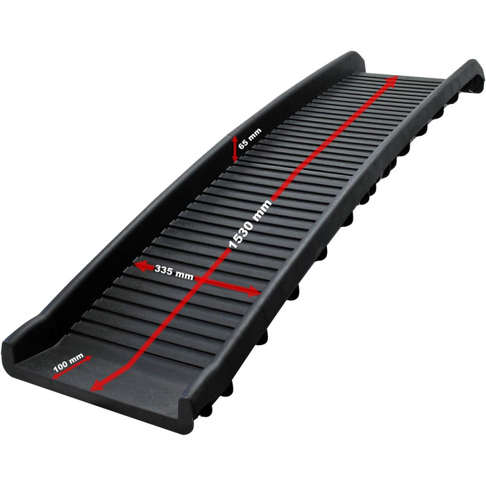 Рампа для собак Wiltec, 156 x 40 см, складана, з пластику, до 90 кг, антиковзка