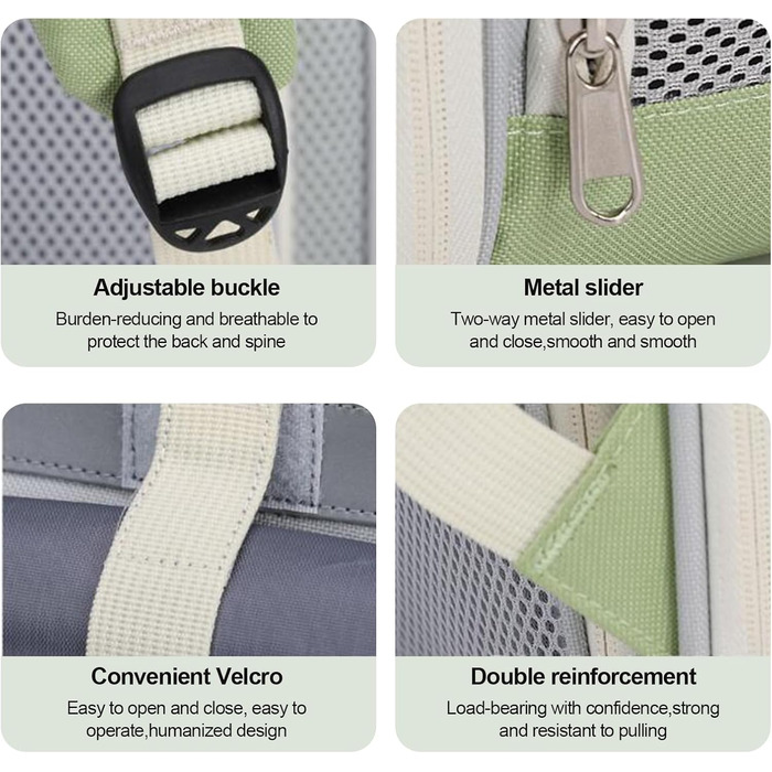 Транспортна переноска для кота та собаки PJDDP Rosa - рюкзак для тварин з сітчастими вікнами, рожевий