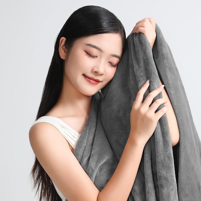 Водонепроникна ковдра DUJUIKE для захисту ліжка, дивана та меблів від тварин (76x102 см, сіра)