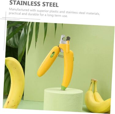 Набір для стрижки кігтів для собак та котів Supvox (набір 3 шт.) - професійний інструмент для догляду за тваринами, нержавіюча сталь, жовтий