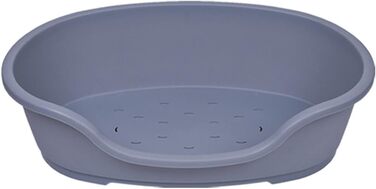 Корзина для собак Adena, пластикова, сірого кольору, 110 см