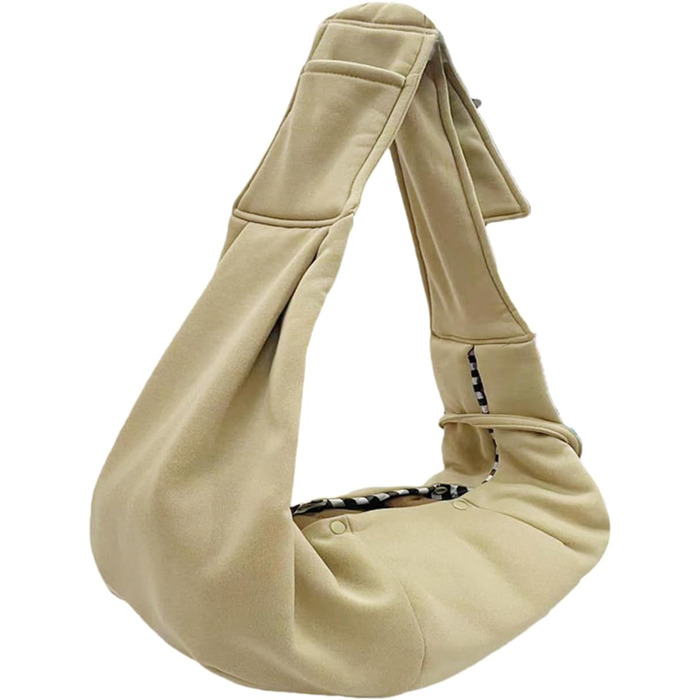 Сумка-переноска для собак та інших тварин, дихаюча | Регульовані ремені, легкий аксесуар для подорожей, прогулянок та до ветеринара (Хакі)