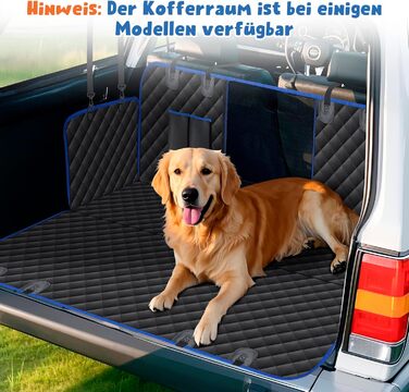 Накладка на сидіння автомобіля для собак SUPERWSLING, чорно-сіра, з захистом боків та сіткою, вологостійка, з ременями безпеки та захистом багажника