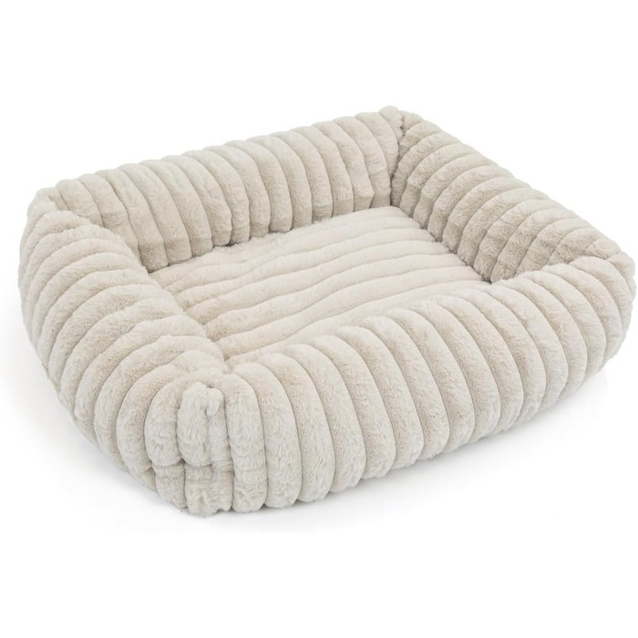 Крісло-ліжко для собак Wallace & Jones Mary - Пісок | M | 71 x 58 x 18 см | М'яке місце для сну, кошик для собак