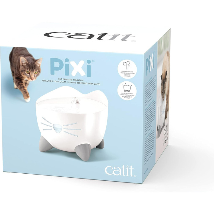 Питний фонтан для котів Catit Pixi, 2,5 л, білий