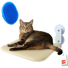 Гніздо-гамак для котів на вікно з присосками, складане ліжко для котів, міцний гамак для вікон, з подвійними присосками