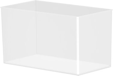 Акваріум Luckxing 29x15x15 см: прямокутний, без рамки, для риб та рослин