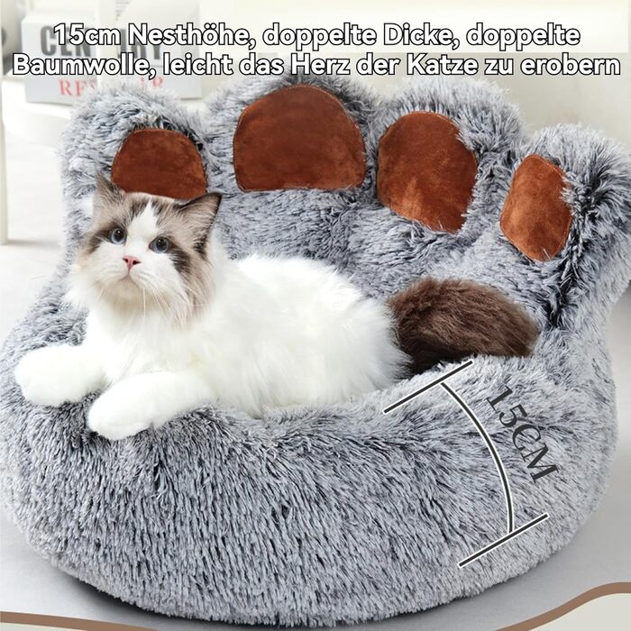 Кішка ліжко, гамак для котів на вікно, гамак для котів без мотузки, складане ліжко для котів на вікно, ліжко для котів на вікно з присосками, стабільний гамак для котів, вантажопідйомність 15 кг, гамак для котів на вікно сірий (кішка софа сіра)