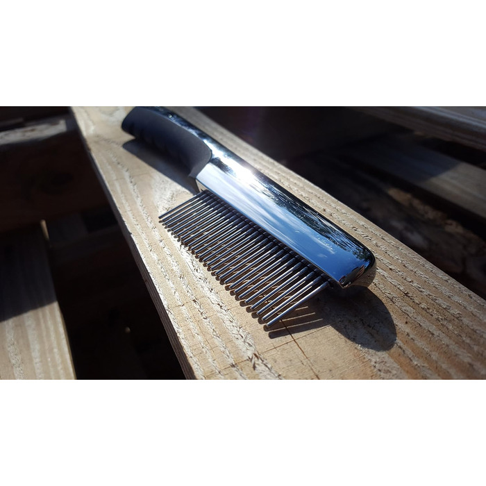 Професійний гребінець Resco для собак, котів та інших тварин з антистатичним покриттям, обертається, для розплутування та видалення ковтунів