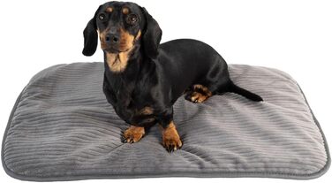 Килимок для собак MyBestBuddy Basic сірий XL з м'якої тканини для тварин - 40°C, гіпоалергенний, 120 x 70 см