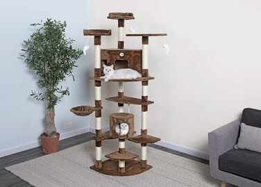Когтеточка для котів Go Pet Club F2031, багаторівнева, ігровий комплекс