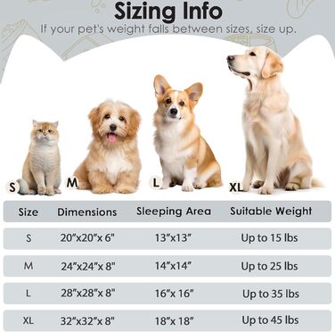 Hoewina Велике ліжко-гніздочко GOG для котів та собак, 71,1 см, розмір M, кругле, м'яке, сіре, для цуценят та кошенят, миється, 28 x 28 x 8 см