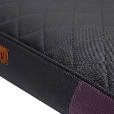 Килимок для собак XL, 100 x 66 см, червоний з чорним, м'який лежак для тварин