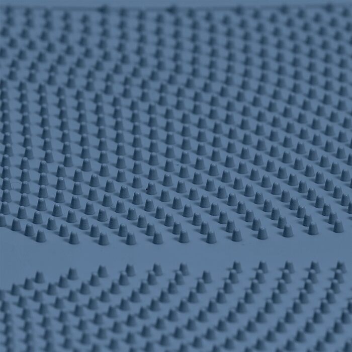 Килимок для котячого туалету з антиковзким ситом, свиняча сітка, 46x36x3 см, Made in Italy (Jolly Blau)