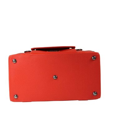 Сумка-переноска для собак MYXA Classi з знімною сіткою на даху та зовнішньою кишенею (Квітковий принт, червоний)