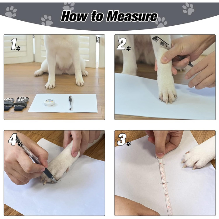 Шкарпетки для собак EXPAWLORER: антиковзаючі, захист лап, для гарячих доріг, контроль зчеплення, 6 шт. (X-small, Росаграу)