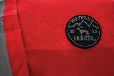 Дощовик для собак HUNTER UPPSALA RAIN, червоний, водонепроникний, вітростійкий, регульований пояс, світловідбиваючий, еластичні петлі на ніжках, компактно пакується, легко чиститься, можна прати, розмір 45
