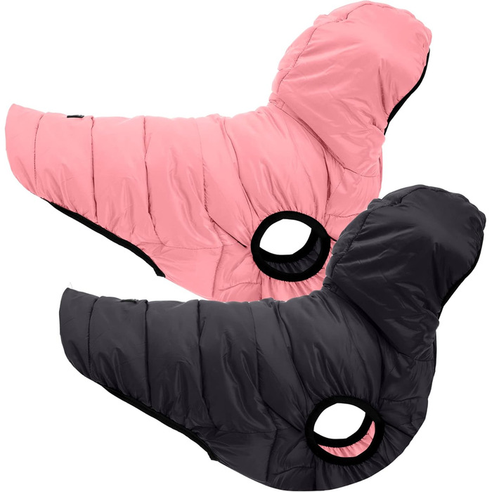 Ветровка для собак Pawtitas, вітронепроникна, водовідштовхувальна, чорно-блакитно-зелена, для великих порід, з кишенею, XX-Large (1 шт.)