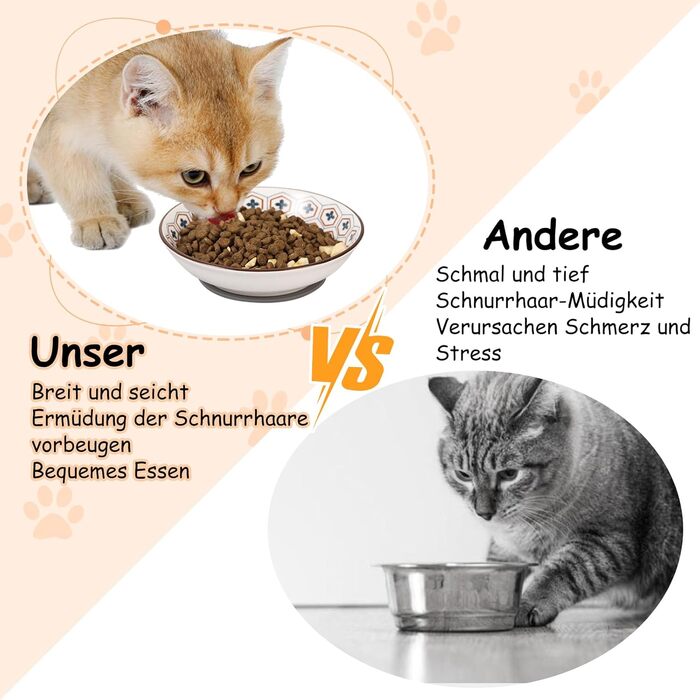 Набір мисок для котів з кераміки Katzennapf Set - 6 шт. - білий (Classic-A)